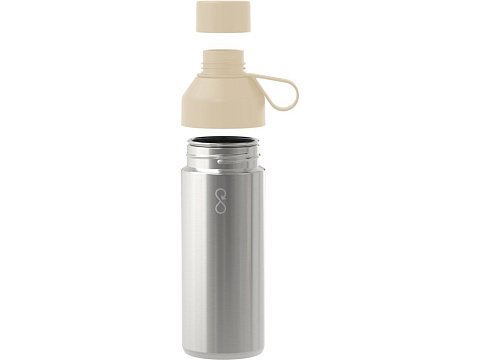 Бутылка для воды Ocean Bottle Lite объемом 620 мл, песочный - рис 2.