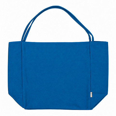 Шоппер-оверсайз Grossbag из переработанного хлопка 340 г, синий - рис 7.