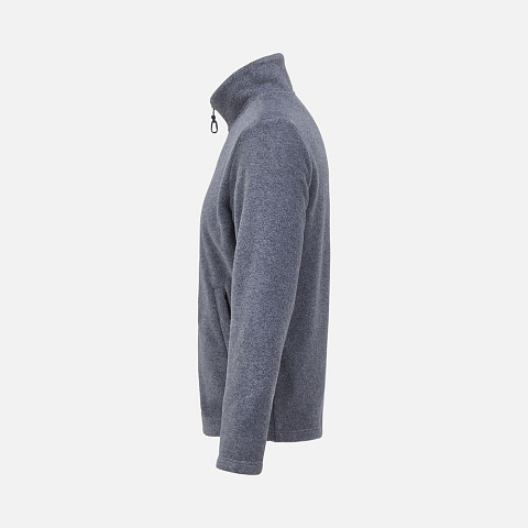 Куртка флисовая унисекс Nitro, серый меланж - рис 4.