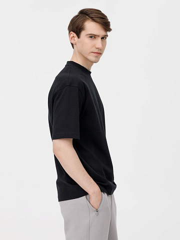 Футболка оверсайз унисекс Sideline, черная - рис 13.