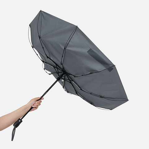 Зонт складной Brellix, серый - рис 6.