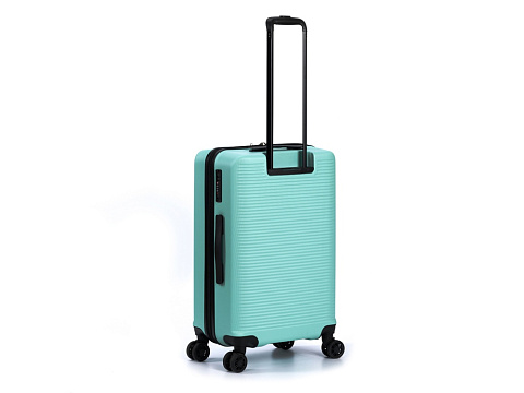 Чемодан TORBER Caspian, светло-зелёный, ABS-пластик, 43 х 26 х 68 см, 64 л - рис 2.