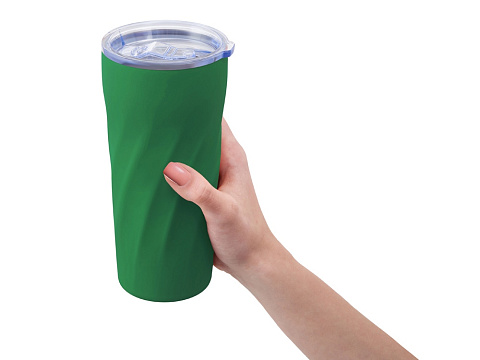 Подарочный набор FAMILY с термосом и термокружкой, зеленый - рис 4.