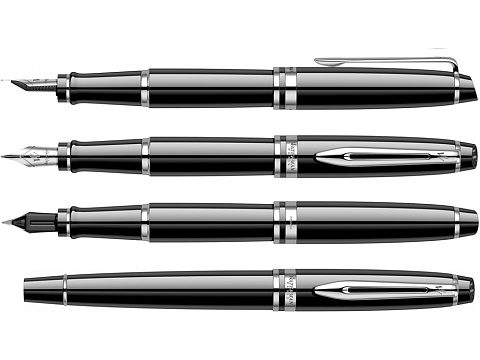 Подарочный набор Waterman Expert с перьевой ручкой и чехлом Black CT перо M - рис 8.