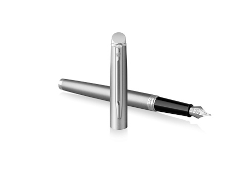 Перьевая ручка Waterman Hemisphere Entry Point Stainless Steel matte в подарочной упаковке - рис 3.