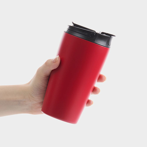 Термостакан с двумя поильниками Duetta, красный - рис 7.