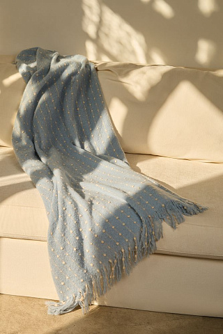 Плед Laforet, голубой - рис 6.