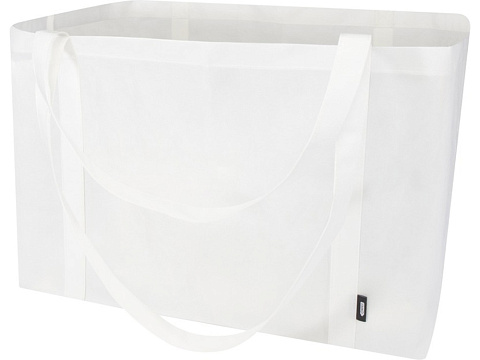 Jumbo эко-сумка очень большого размера из нетканого материала, объемом 65 л, белый - рис 4.