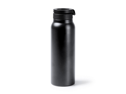 Термобутылка HEYDUD с двойными стенками и корпусом из переработанной нержавеющей стали, черный