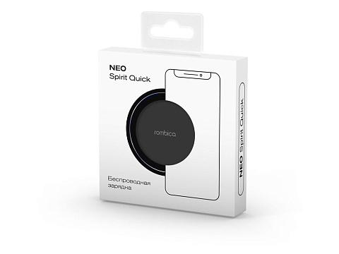 Беспроводное зарядное устройство Rombica NEO Spirit Quick Black (Р) - рис 5.