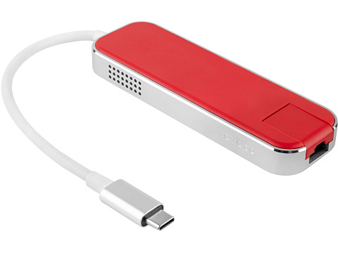 Хаб USB Rombica Type-C Chronos Red - рис 3.