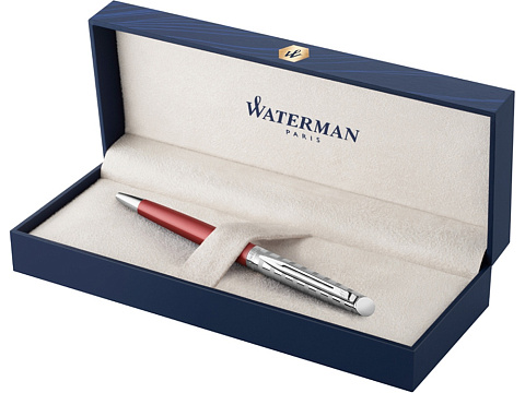 Шариковая ручка Waterman Hemisphere French riviera Deluxe RED CLUB в подарочной коробке - рис 7.