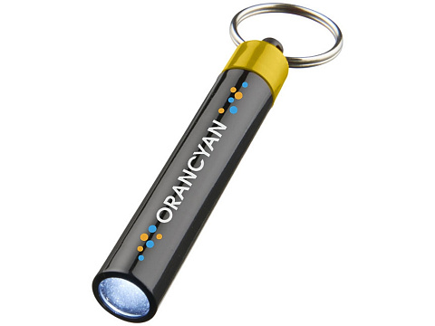 Брелок-фонарик Retro, желтый - рис 3.