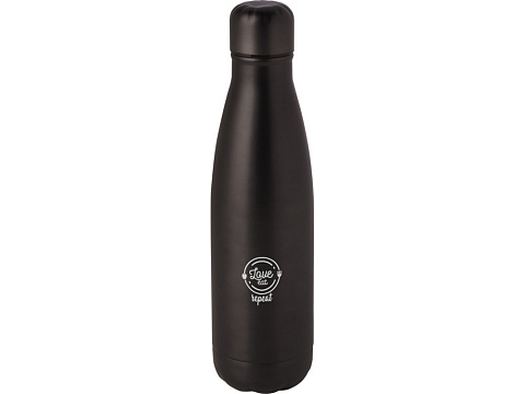 Бутылка Cove из переработанной нержавеющей стали, с вакуумной изоляцией, 500мл - Титановый - рис 5.