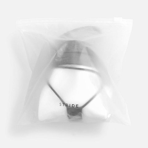 Складная бутылка для воды Langfossen, белая - рис 10.