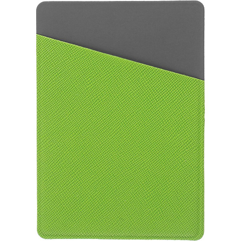 Картхолдер Dual, серо-зеленый - рис 3.