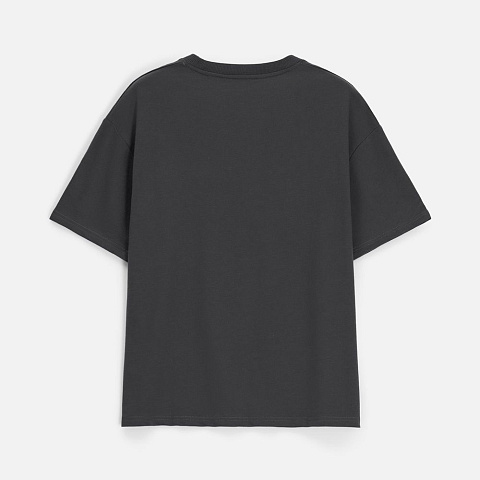 Футболка унисекс Durington, темно-серая (графит) - рис 3.