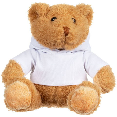 Мягкая игрушка «Мишка Cuddleton» в белом худи - рис 2.