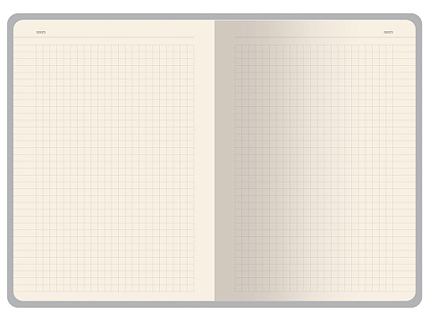 Бизнес-тетрадь А5 Pragmatic Contrast, 40 листов в клетку, синий с синим срезом - рис 4.