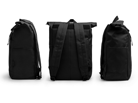 Рюкзак из RPET полиэстера DRONTE, черный - рис 5.