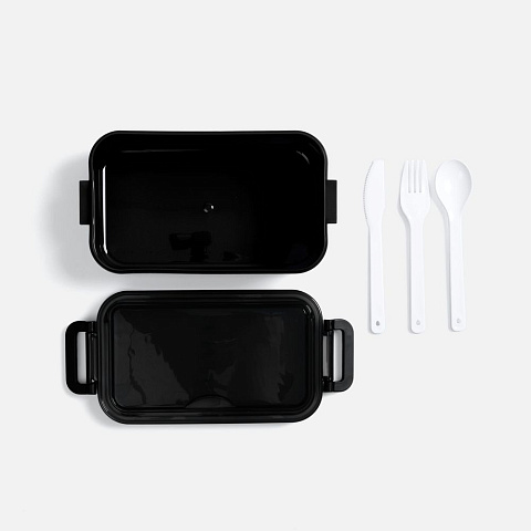 Ланчбокс Pranzo, черный - рис 5.