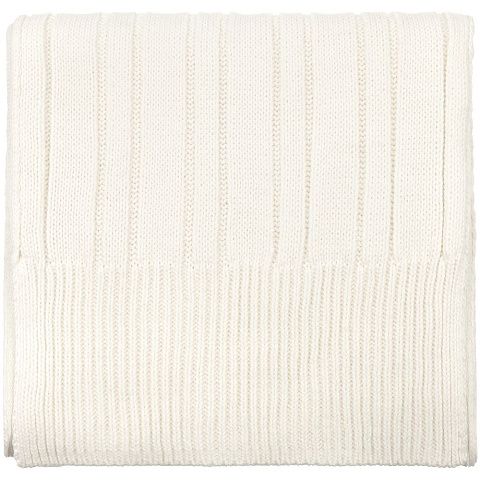 Шарф Knit Beat, белый (молочный) - рис 3.