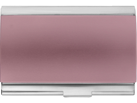 Визитница Смит, розовый/серебристый - рис 3.