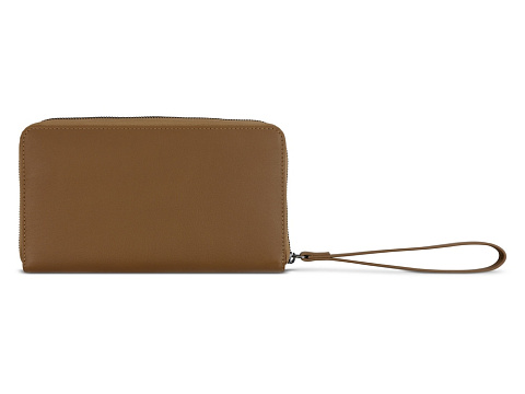 Кошелёк женский BUGATTI ДАФНА | DAPHNE с ключницей, коньячный цвет, воловья кожа/полиэстер, 19х3х11 см - рис 5.