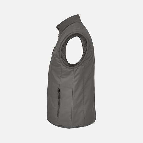 Жилет софтшелл унисекс Falcon BW, темно-серый - рис 4.