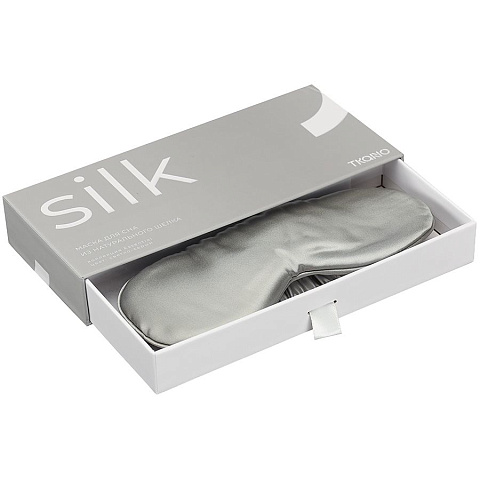 Маска для сна Essential, светло-серая - рис 3.