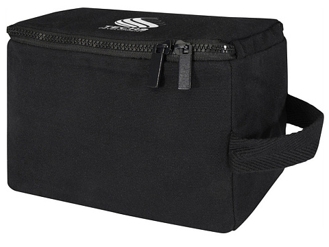 Органайзер для туалетных принадлежностей из переработанного материала Pack 500 г/м² Aware™ - сплошной черный - рис 4.