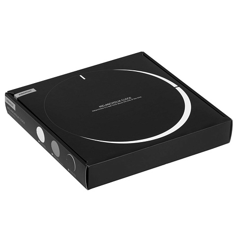 Часы настенные Melancholia Clock, черные - рис 9.