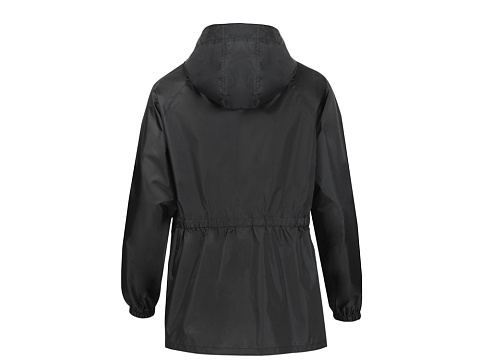 Дождевик Parka унисекс, черный - рис 3.