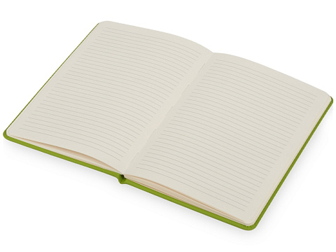 Блокнот Wispy, твердая обложка A5, 64 листа в линейку, зеленое яблоко - рис 2.