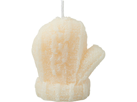 Свеча Рукавичка, молочный - рис 3.