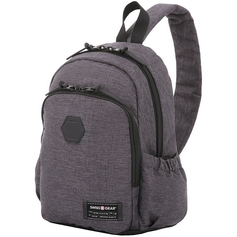 Рюкзак на одно плечо Swissgear Grey Heather, серый - рис 2.