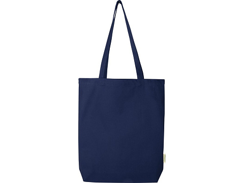 Orissa эко-сумка из органического материала GOTS, плотностью 270 г/м² - темно-синий - рис 2.