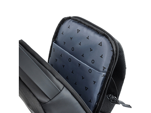 Рюкзак на одно плечо TORBER Xtreme, оранжевый/чёрный, 20 х 8 х 31 см, 5л - рис 7.