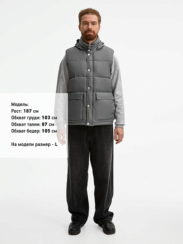 Жилет Ben Mac, серый - рис 15.