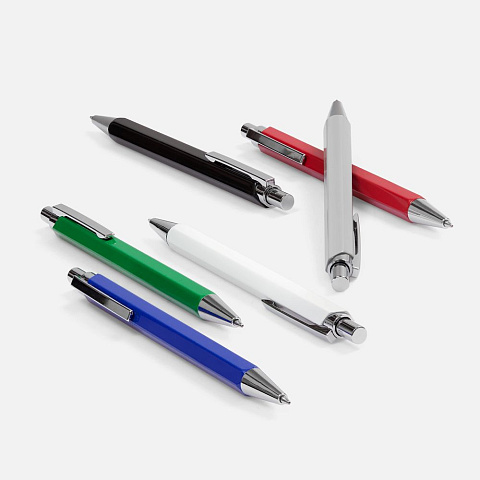 Ручка шариковая Alumno, зеленая - рис 6.