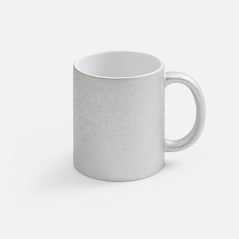 Кружка для сублимационной печати Sagredo, серебристая