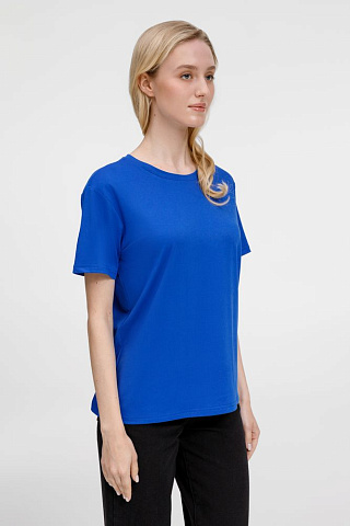 Футболка унисекс Senti, ярко-синяя - рис 7.