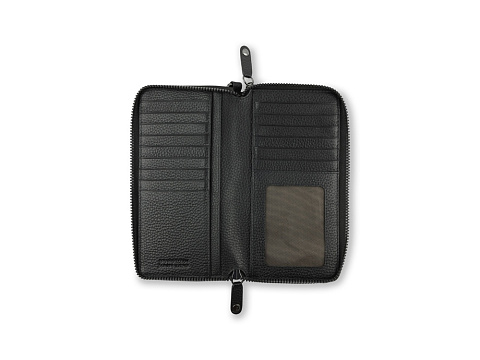 Кошелёк женский BUGATTI ЭЛЬЗА | ELSA, с защитой данных RFID, чёрный, воловья кожа/полиэстер, 19х3х10,5 см - рис 3.