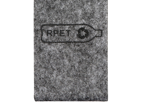 Брелок Felt из RPET-фетра, серый - рис 2.