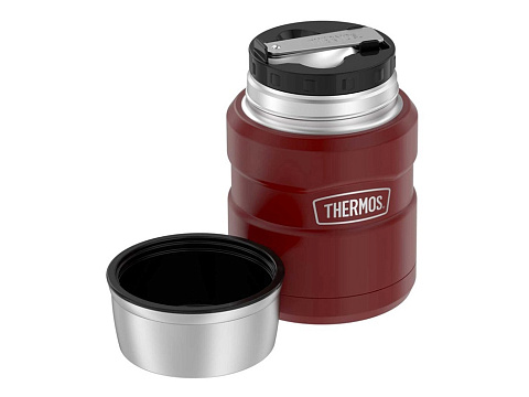 Термос из нерж. стали с ложкой тм THERMOS SK3000 MRR 0,47L - рис 6.