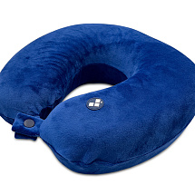 Подушка для путешествий с эффектом памяти Мемо Drowsy Royal Blue