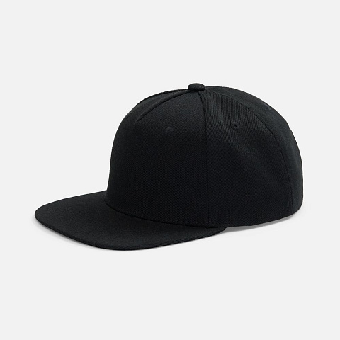 Бейсболка Epicore с прямым козырьком, черная - рис 2.