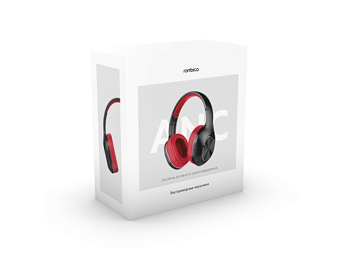 Беспроводные наушники Rombica mySound BH-17 ANC Red - рис 4.