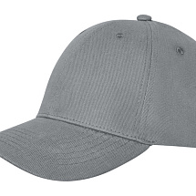 Бейсболка Davis, 6 панелей, серый
