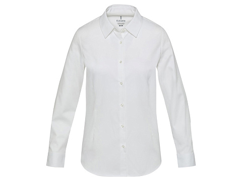 Citrine женская рубашка из твила - Белый - рис 2.